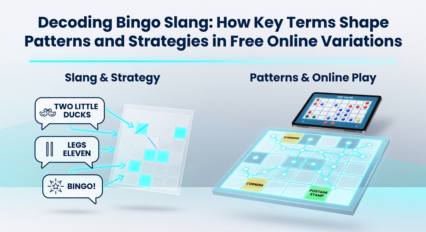 Players reviewing bingo number charts and slang references during an online session