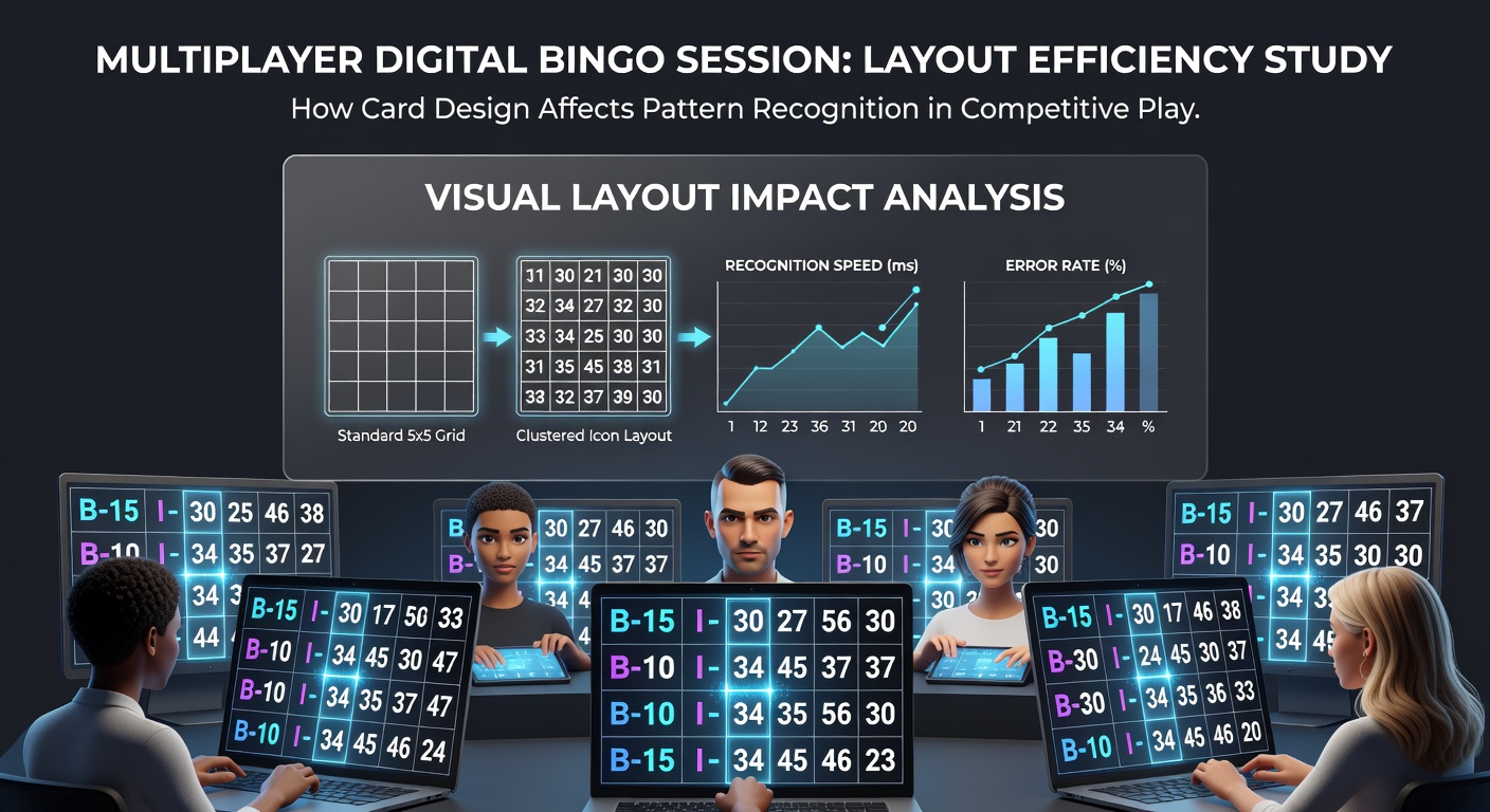 Comparison of bingo card marker styles and their visibility in fast multiplayer digital environments