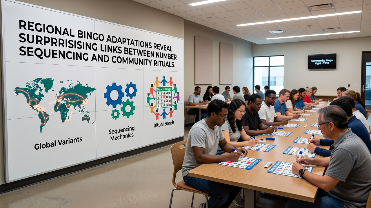 Community bingo sessions illustrating ritual connections to number patterns