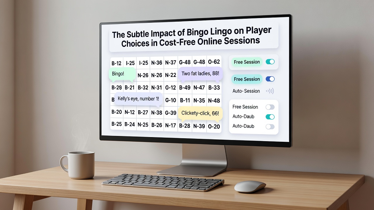 Digital bingo interface displaying common lingo terms